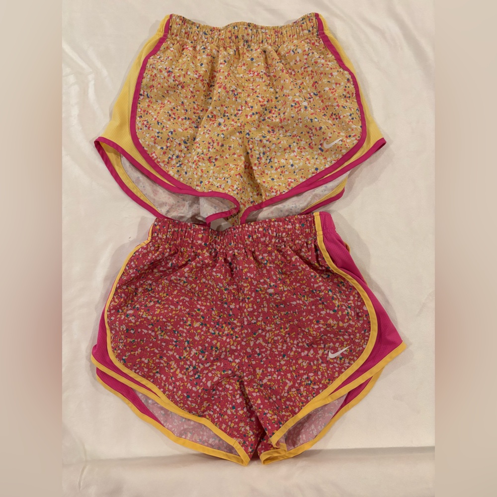 Nike Pink Floral Dri-FIT Shorts
